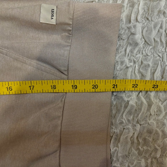 Vuori Halo Modern Zip Hoodie Ecru Heather Sweatshirt Athletic Jacket Med NWOT - Picture 9 of 10